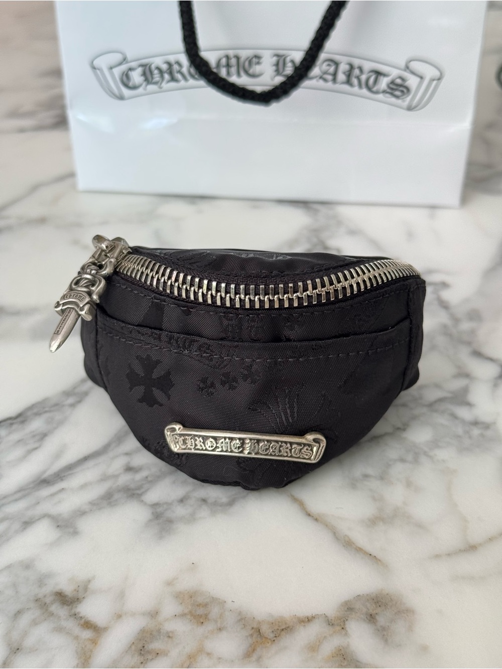 Chrome Hearts Wristher Snat Pack Zip Wrist Wallet